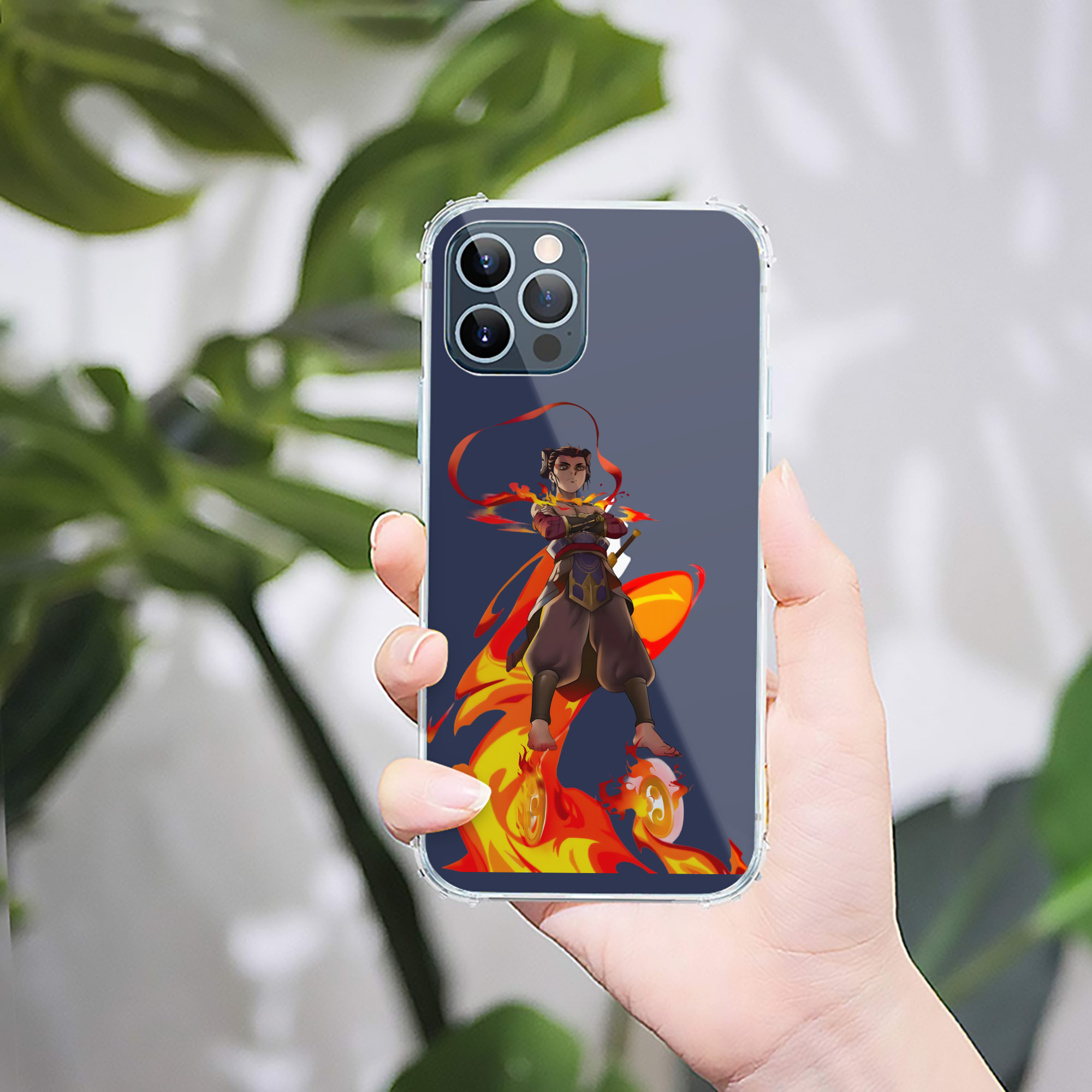（画像用） Ne Zha 2 ナタ 魔童の大暴れ 【iPhone 12シリーズ対応】透明スマホケース（クリアソフトケース）